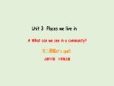 Unit 3  Places we live in A Let's spell（課件）2025-2026學(xué)年人教版四年級英語上冊