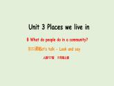 Unit 3  Places we live in B Let's talk & Look and say（課件）2025-2026學(xué)年人教版四年級英語上冊