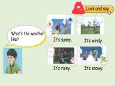 Unit 5 The Weather and us B Let's learn & Play a wheel game（課件）2025-2026學(xué)年人教版四年級(jí)英語(yǔ)上冊(cè)