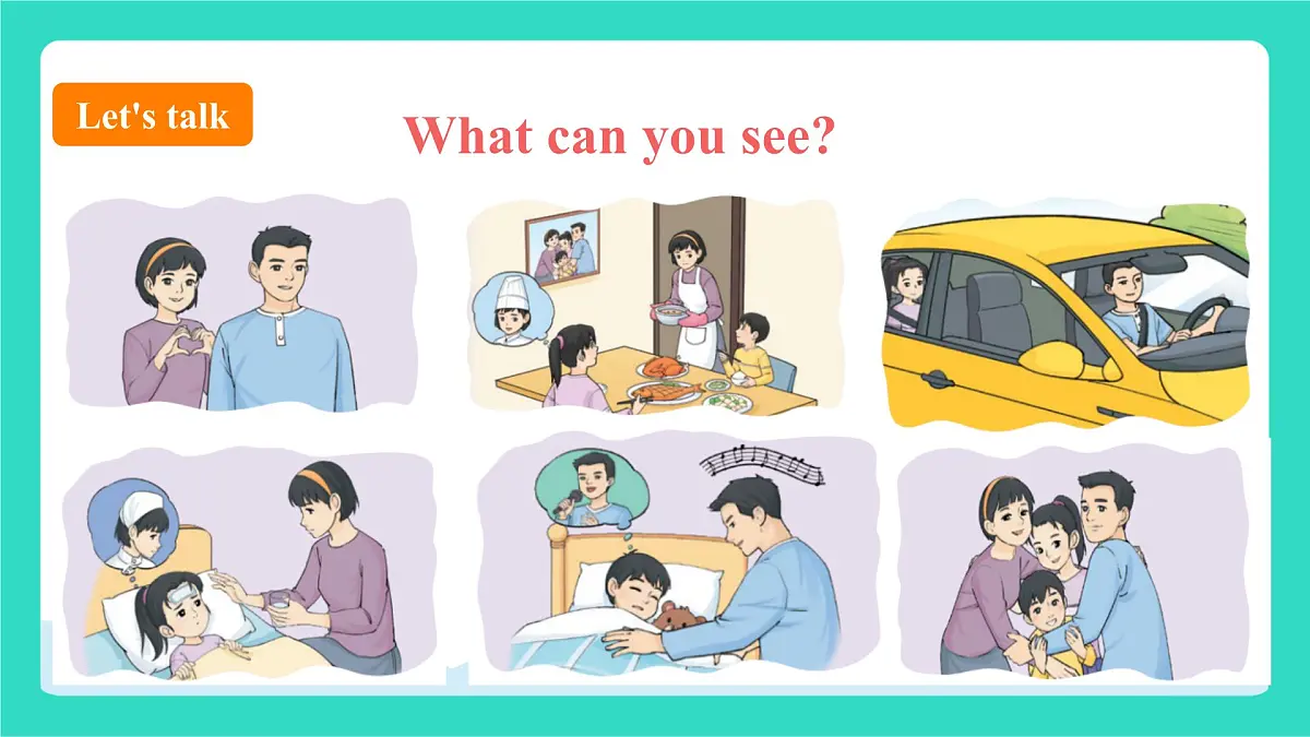 北京版英语三年级上册Unit Seven Meet My Family Lesson 25 My Super Mum and Dad（课件）第4页
