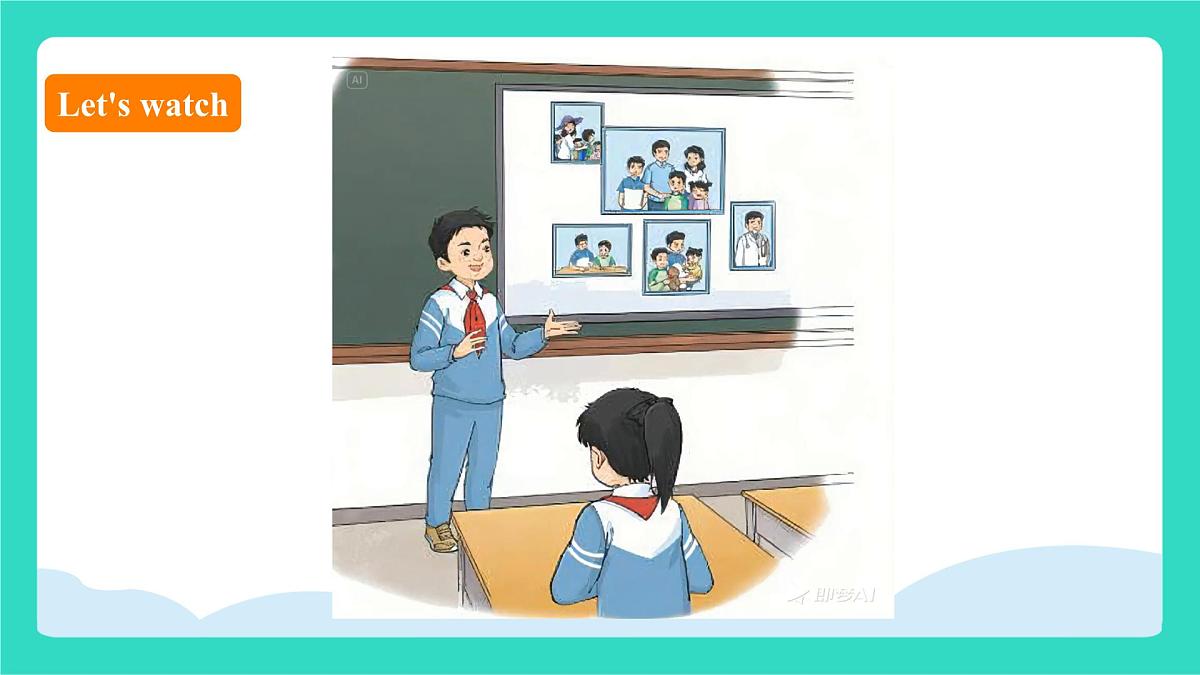 北京版英语三年级上册Unit Seven Meet My Family Lesson 26 I Love My Family（课件）第5页