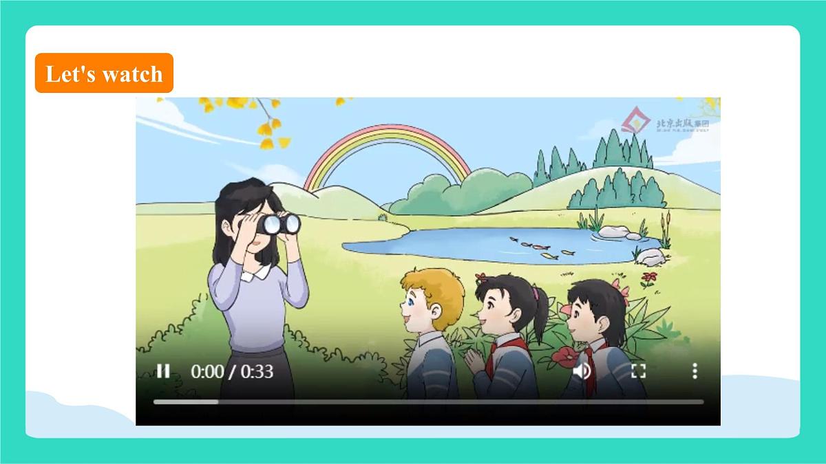 北京版英语三年级上册Unit Six A Coulourful World Lesson 19  Colourful Nature（课件）第7页
