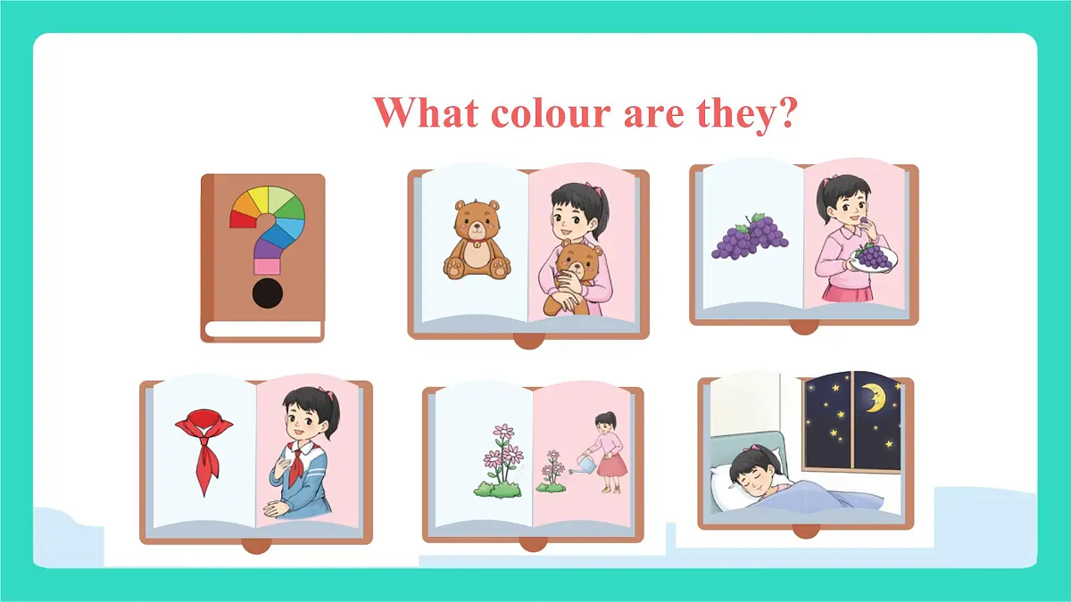 北京版英语三年级上册Unit Six A Coulourful World Lesson 21 The Colours I Like（课件）第5页