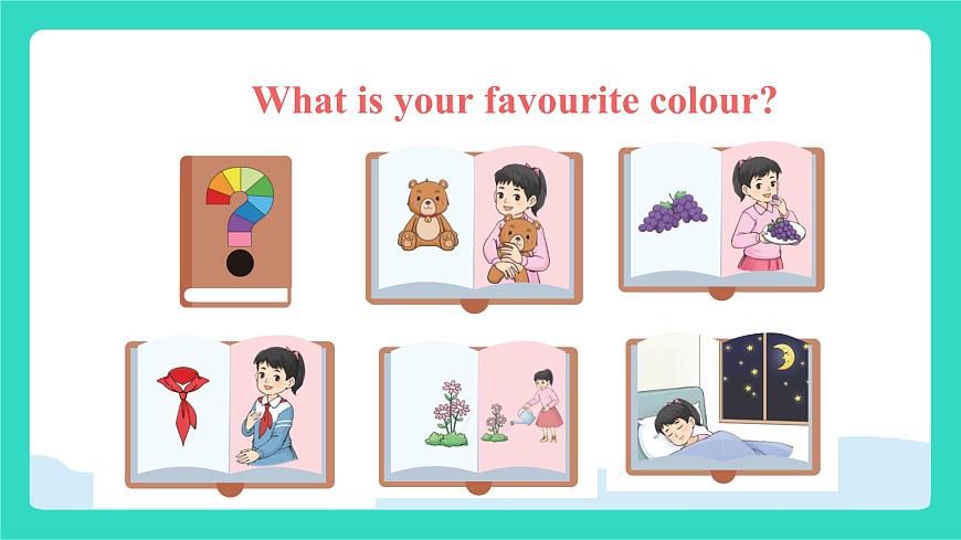 北京版英语三年级上册Unit Six A Coulourful World Lesson 21  The Colours I Like（课件）第6页