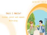 小學(xué)英語(yǔ)人教版2024 一年級(jí)上冊(cè)Unit1 Lesson1 課件