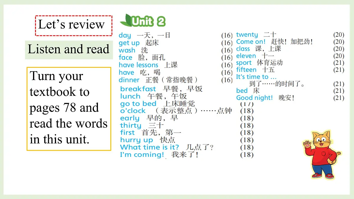 Unit 2 My Day第三课时(课件)2025-2026学年译林版四年级英语上册第2页