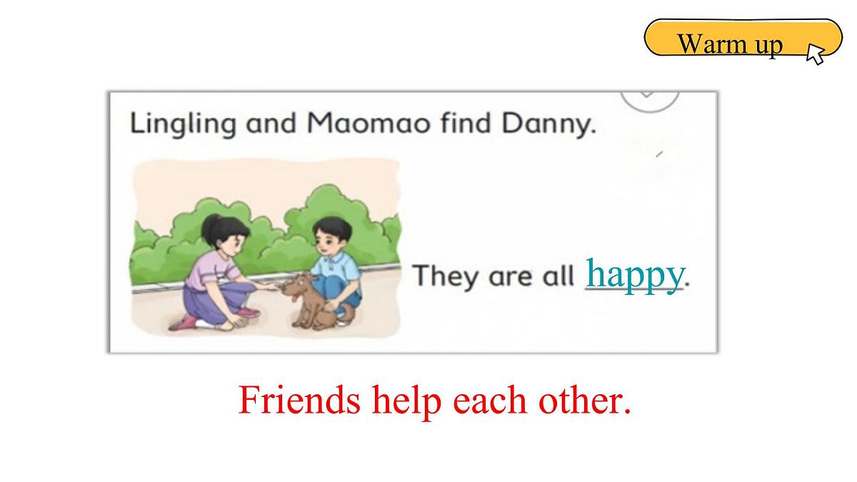 北京版英语四年级上册Unit 2  Be Good Friends Lesson 6 -课件第3页