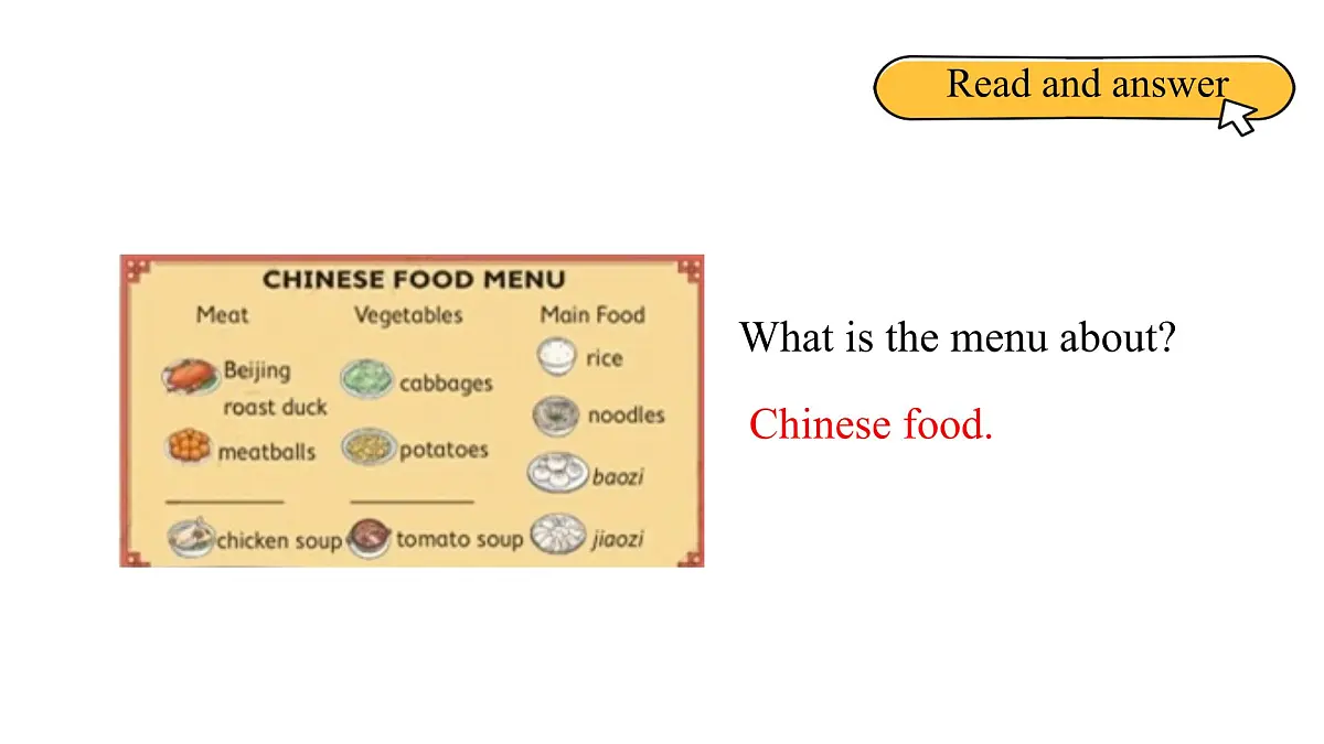 北京版英语四年级上册Unit5 Enjoy Eating Lesson 16 -课件第5页