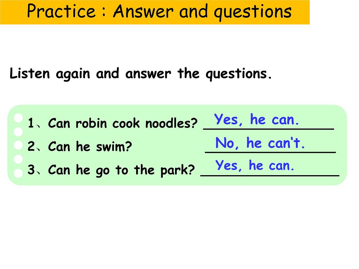 人教PEP英语五年级上册Revision Recycle 2（课件）1第5页