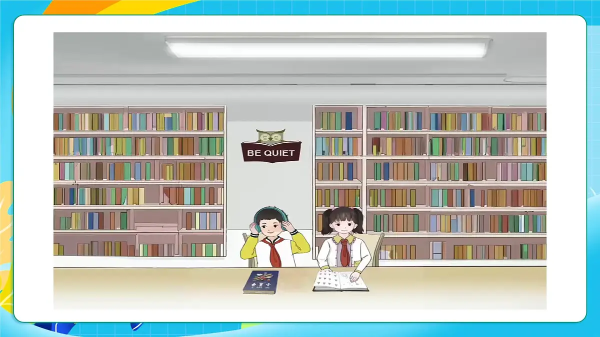 重大版英语三上Unit 3 School Rules Lesson 2 Be Quiet, Please 课件第5页