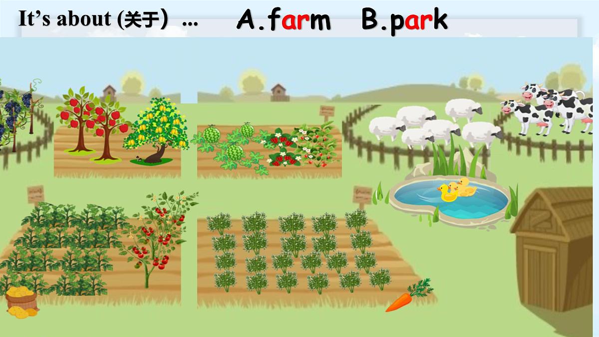 Unit 4 At the farm-A let's talk（课件）-2024-2025学年人教PEP版英语四年级下册第3页