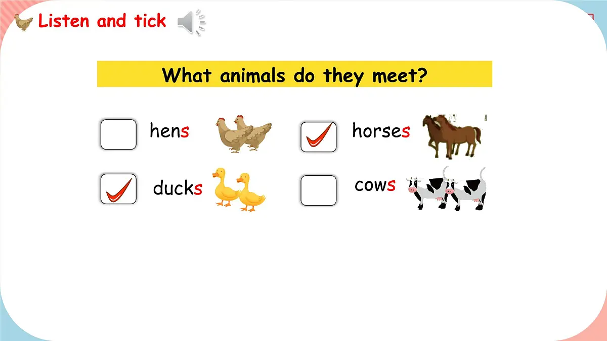 Unit 4 At the farm-B Let's talk（课件）-2024-2025学年人教PEP版英语四年级下册第8页
