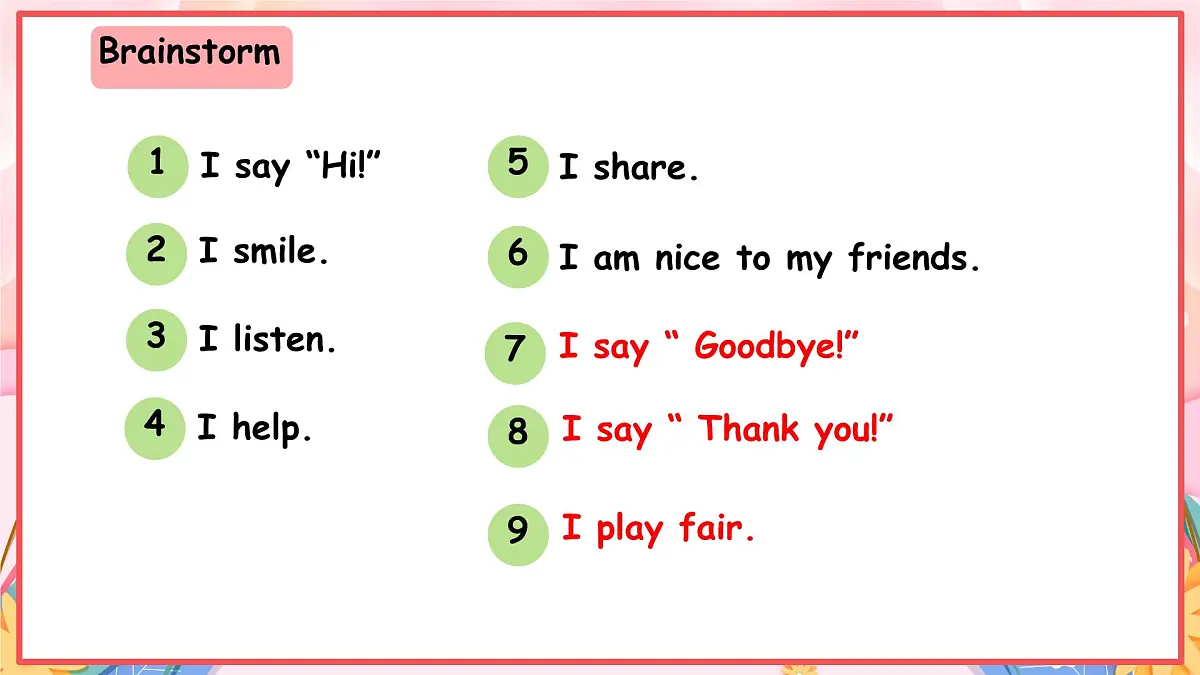 人教版PEP三年级英语上册课件《Unit 1 Making friends》Part B第4页