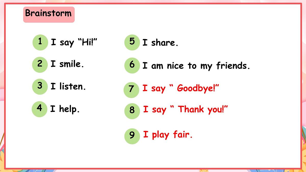 人教版PEP三年级英语上册课件《Unit 1 Making friends》Part B第4页