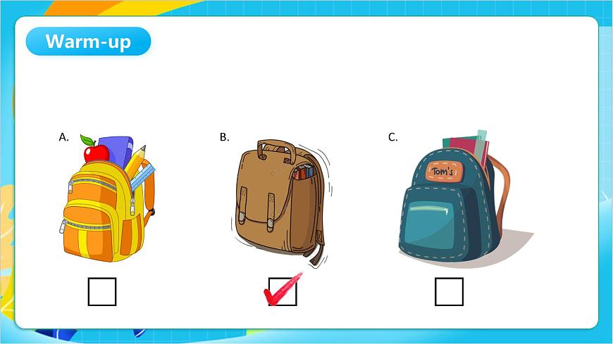沪教牛津版(五四制)英语一上 Unit 3《My schoolbag》Period 1课件第3页