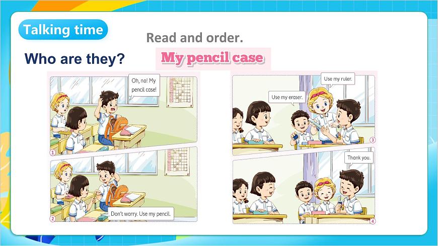 沪教牛津版(五四制)英语一上 Unit 3《My schoolbag》Period 2课件第8页