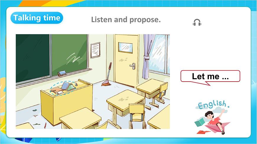 沪教牛津版(五四制)英语一上 Unit 4《My classroom》Period 2课件第6页