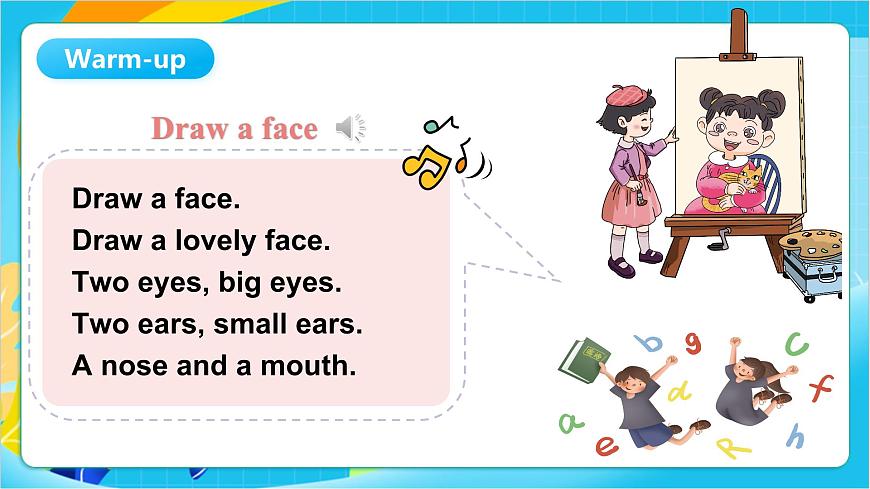 沪教牛津版(五四制)英语一上 Unit 5《Lovely faces》Period 2课件第2页