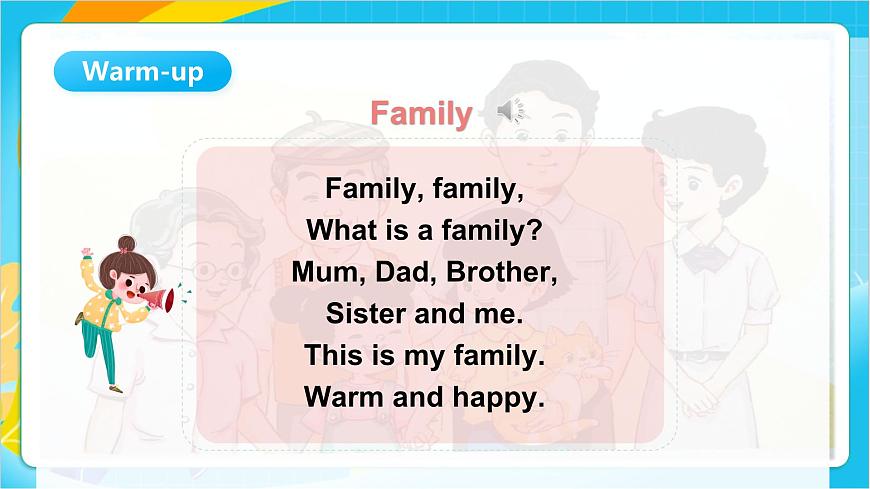 沪教牛津版(五四制)英语一上 Unit 6《My family》Period2课件第2页