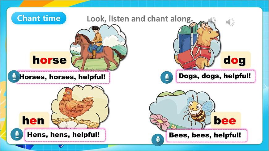 沪教牛津版(五四制)英语一上 Unit 7《Animals in our lives》Period 1课件第6页