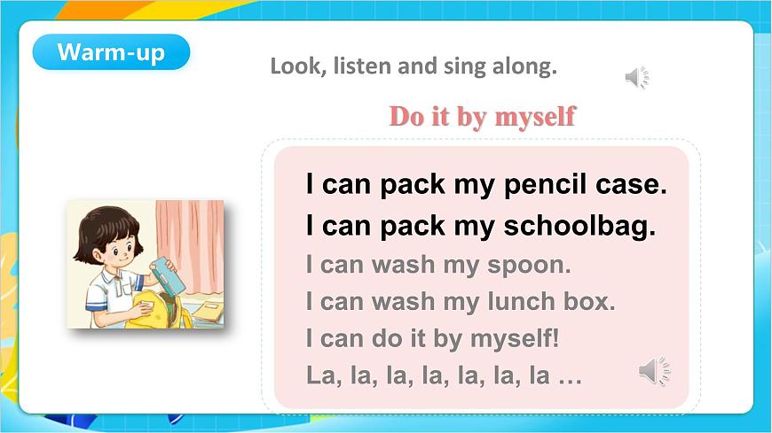 沪教牛津版(五四制)英语一上 Unit 9《Yes, I can! 》课件第6页