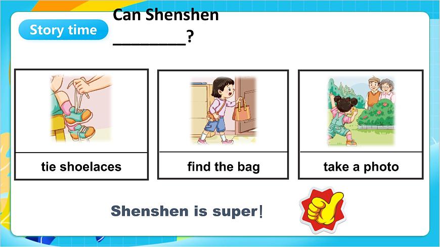 沪教牛津版(五四制)英语一上 Unit 9《Yes, I can》Period  2课件第8页