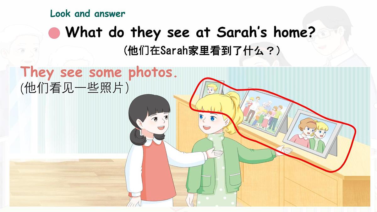 人教版PEP三年级英语上册课件《Unit 2 Different families Part B》第6页