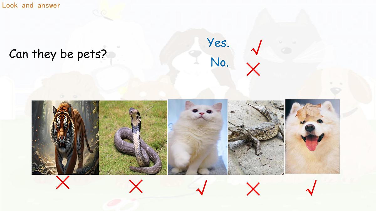 人教版PEP三年级上册英语课件《Unit 3 Amazing animals Part A 》第5页