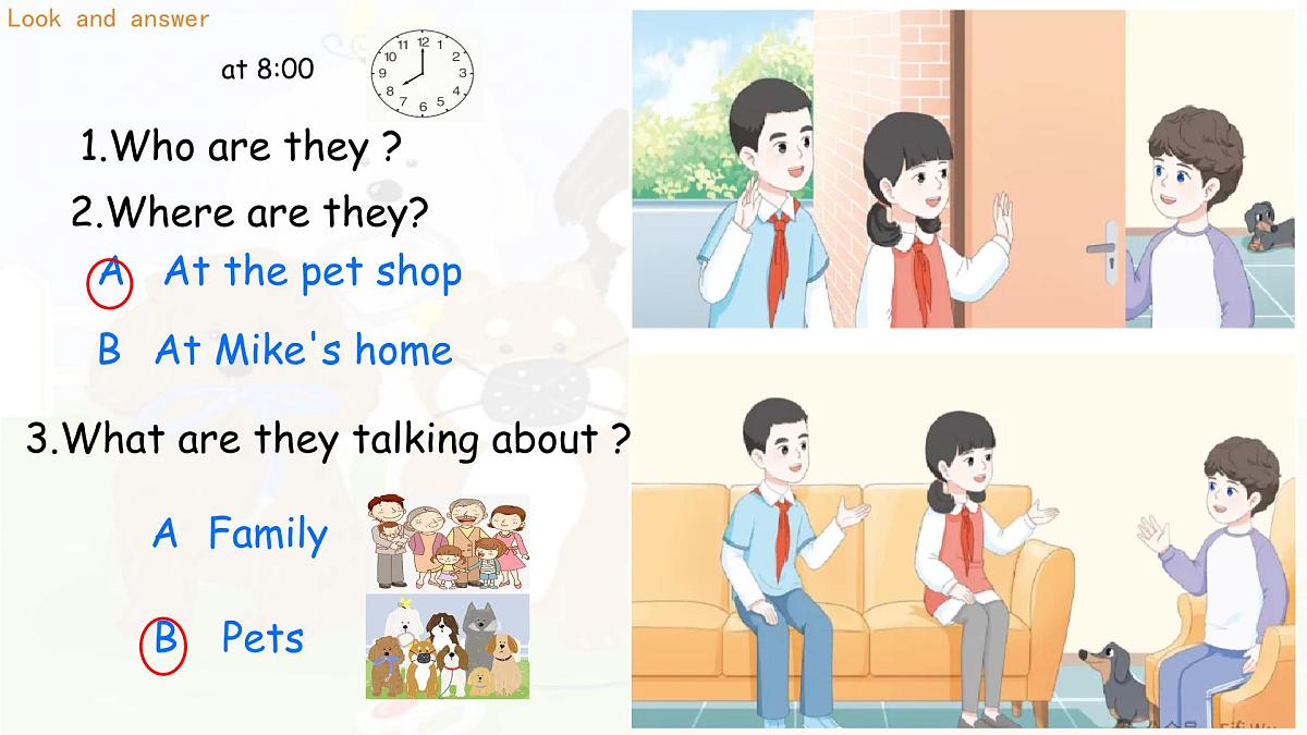 人教版PEP三年级上册英语课件《Unit 3 Amazing animals Part A 》第7页