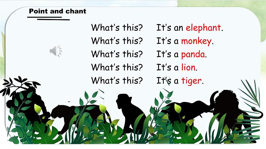 人教版PEP三年级上册英语课件《Unit 3 Amazing animals》Part C第3页