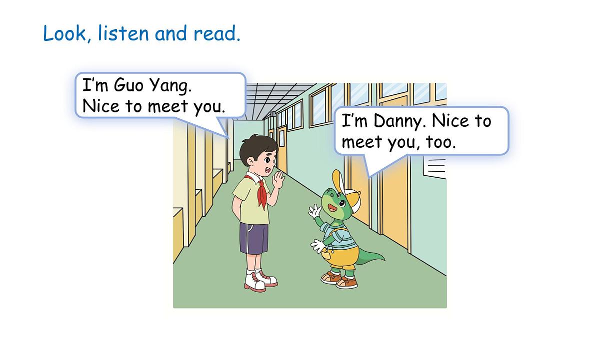 Unit 1 Hello! lesson 4（课件）2024-2025学年冀教版三年级英语上册第8页