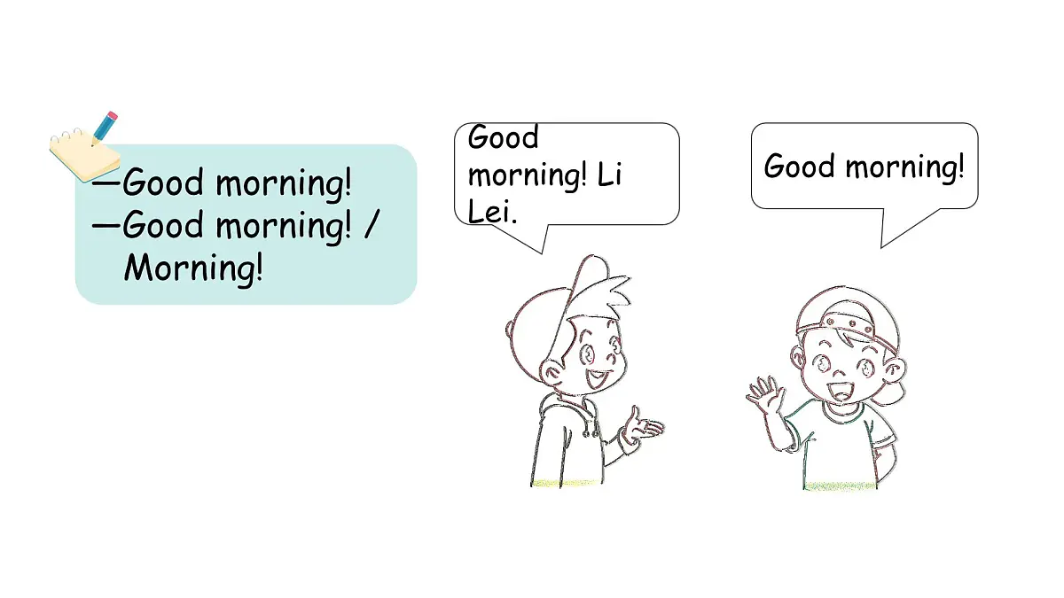 Unit 1 Hello! Unit review（课件）2024-2025学年冀教版三年级英语上册第3页