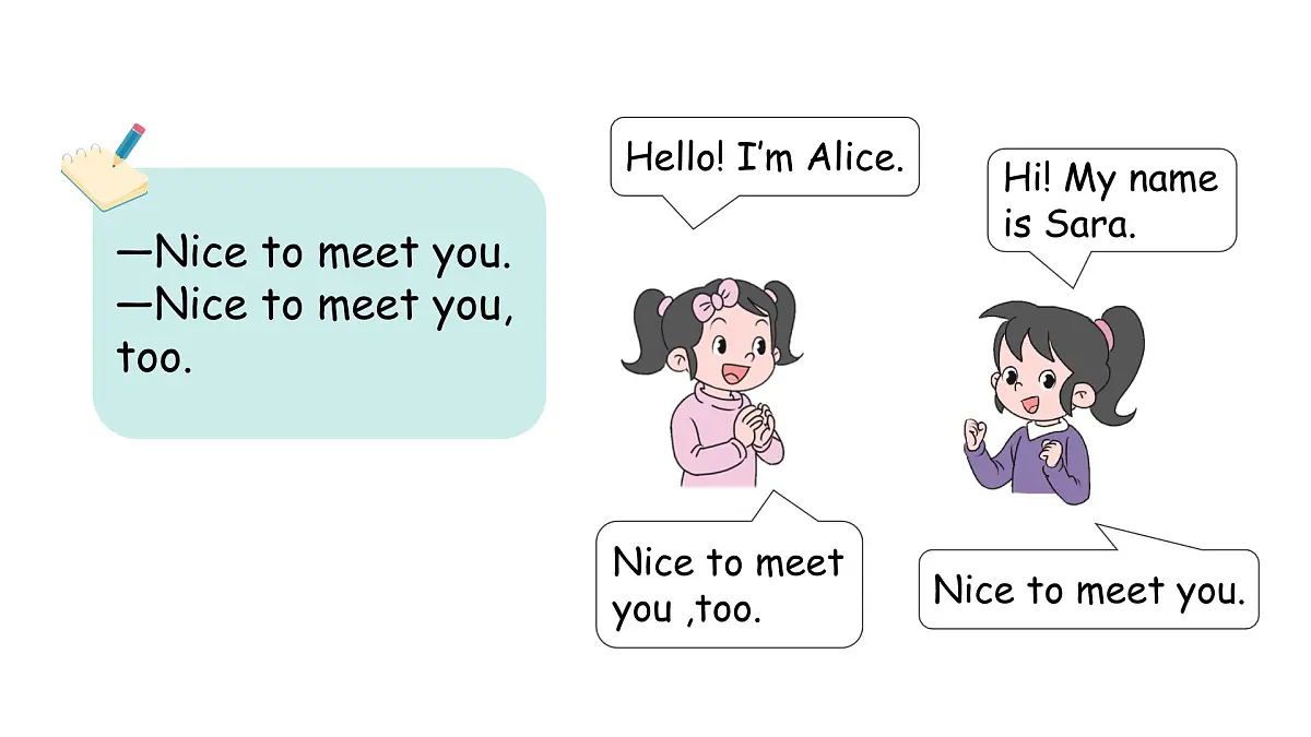 Unit 1 Hello! Unit review（课件）2024-2025学年冀教版三年级英语上册第6页