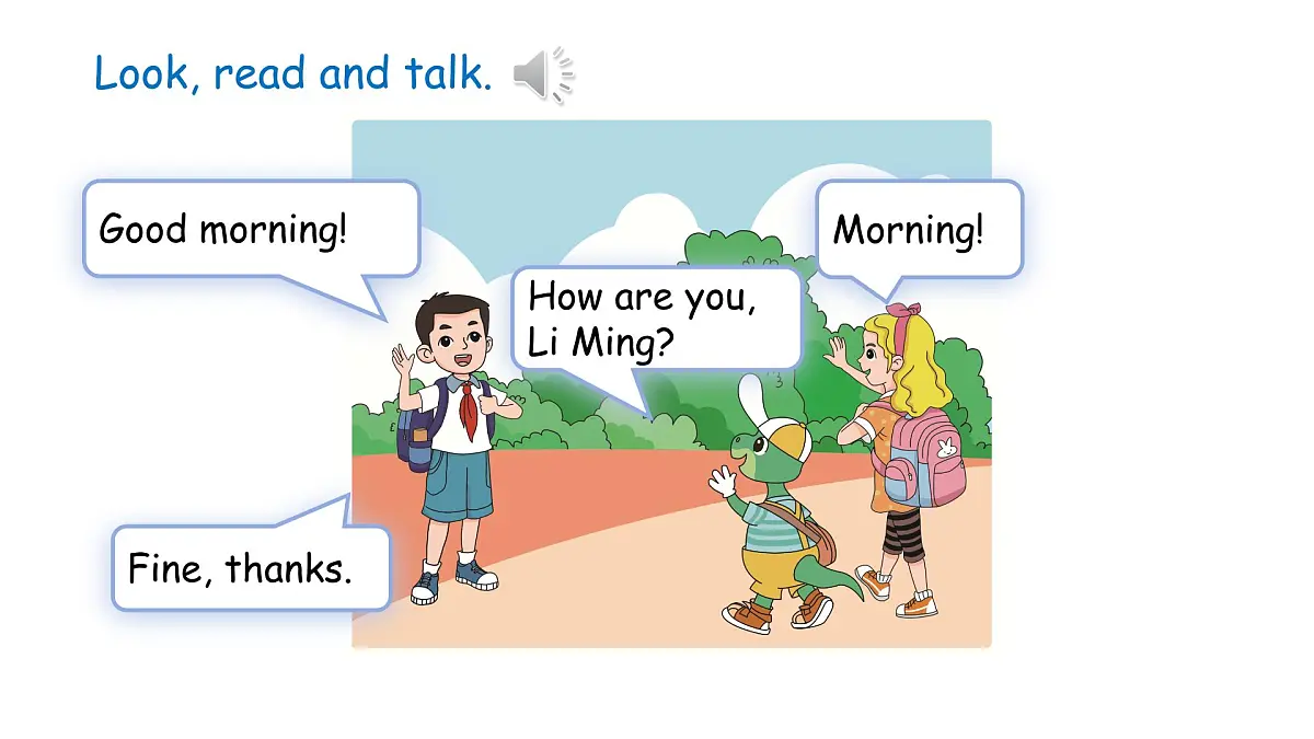 Unit 1 Hello! Unit review（课件）2024-2025学年冀教版三年级英语上册第7页