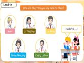 新交际英语（2024）小学英语一年级上册Unit 1 Hello 单元复习 课件
