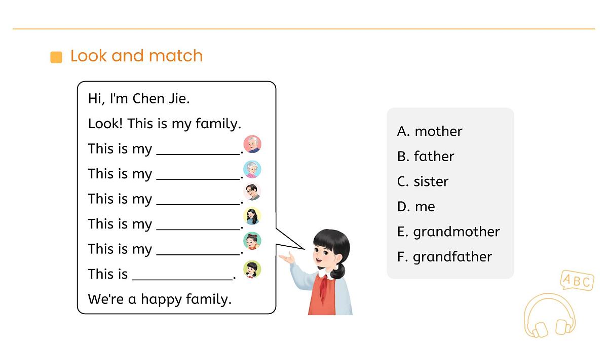 2024版人教版PEP三年级上册英语Unit 2 Lesson 2教参课件第6页