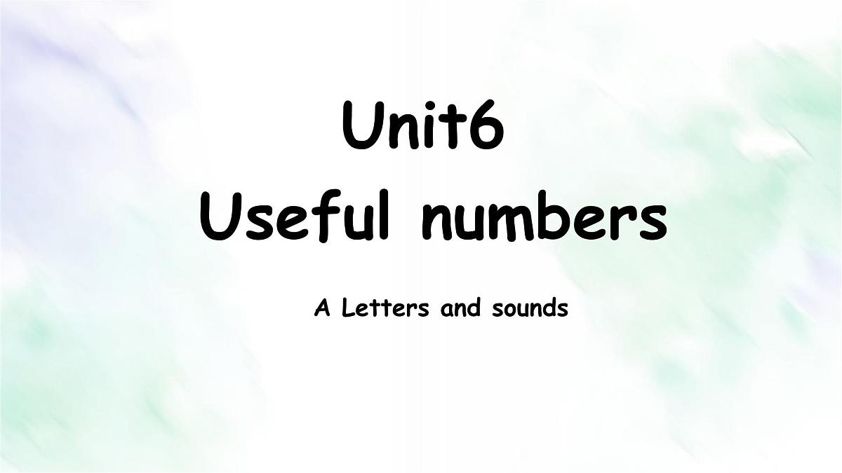 人教版PEP三年级上册英语《Unit 6 Useful numbers》 Part A课件第1页