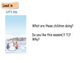 Unit 6 Changing for the seasons Part  A 第1課時（課件）2025-2026學年人教版四年級英語上冊