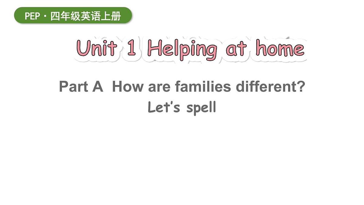 第3课时 A Let's spell第1页