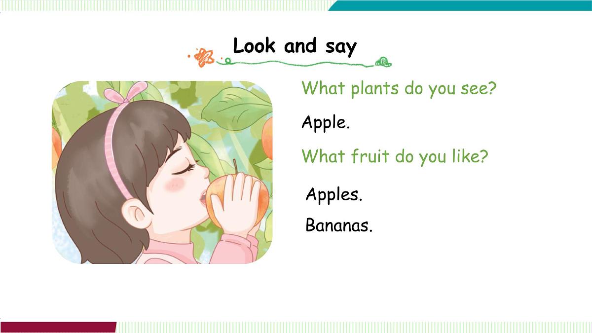 Unit 4 Part A (2) Let's learn~Listen and chant第3页