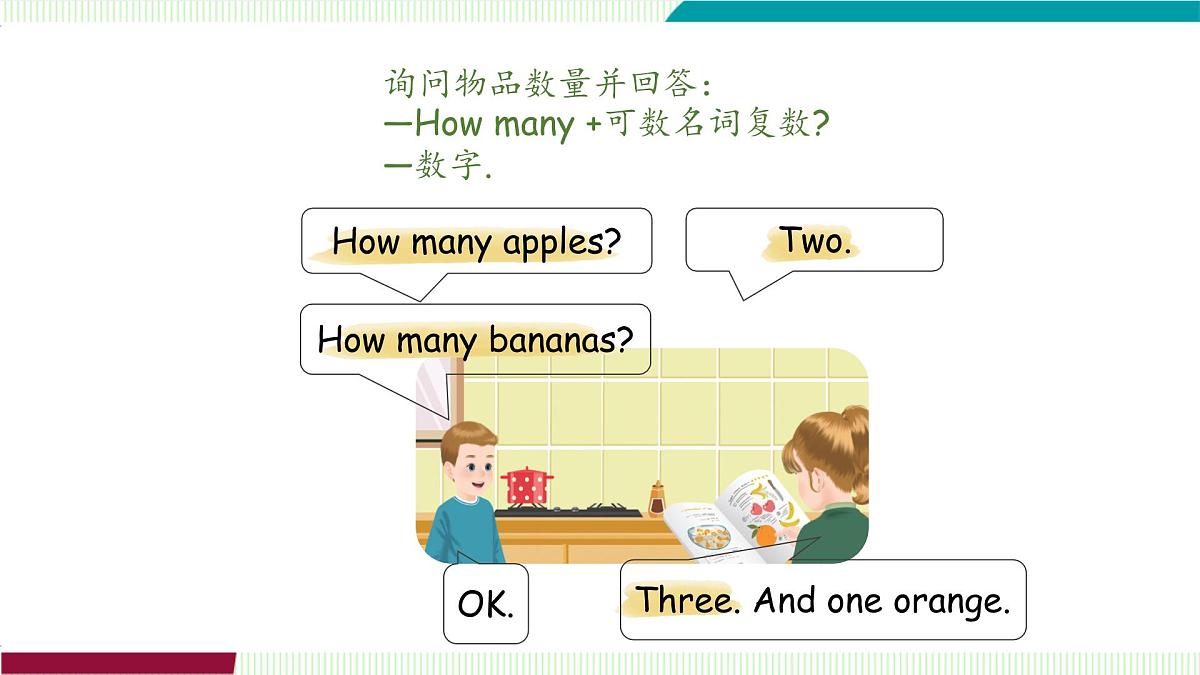 Unit 6 Part B（1）Let’s talk ~ Count and say第7页