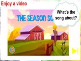人教版PEP（2024）英语四年级上册  Unit 6 Changing for the seasons Part B 第4课时(课件+音频视频）