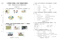 沪教牛津版(六三制一起)(2024)Unit 8 What do you do on Children's Day?精品单元测试练习