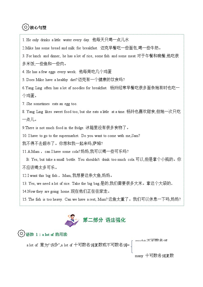 译林版英语六年级下册Unit 3知识点过关 (含答案)第2页
