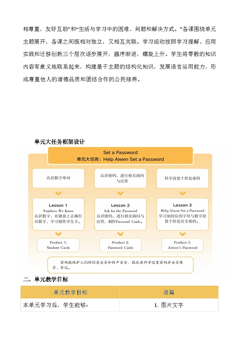 教科版（广州）英语三年级上册 Unit 5 Set a Password 教案第3页