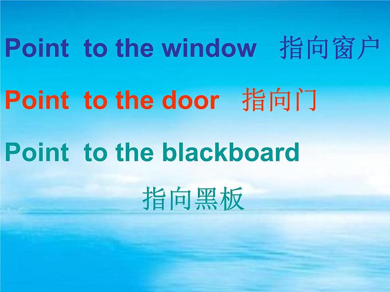 Module 3《Unit 2 Point to the window》课件306