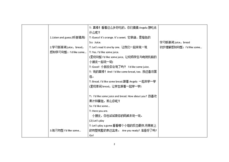 三年级上册英语教案《Unit 5》（Lesson 1）人教（PEP）（2014秋）02