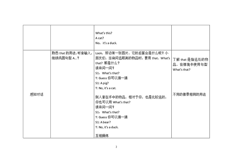 三年级上册英语教案Unit 4 We love animals  （Lesson 4）人教（PEP）（2014秋）02