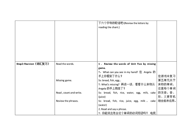三年级上册英语教案Unit 5 Let’s eat!（Lesson 6）人教（PEP）（2014秋）02