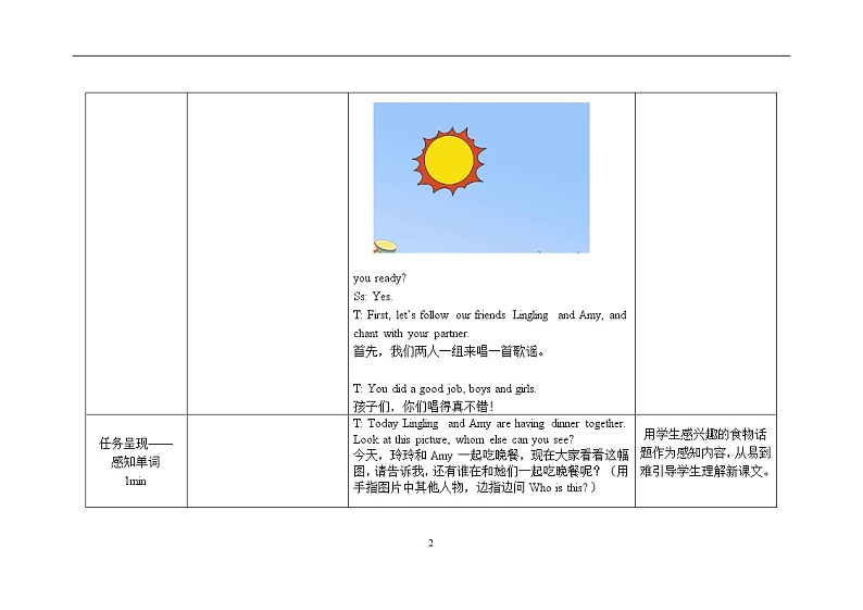 三年级下册英语教案Module 4 Unit 1  Do you like meat 外研社（三起）02